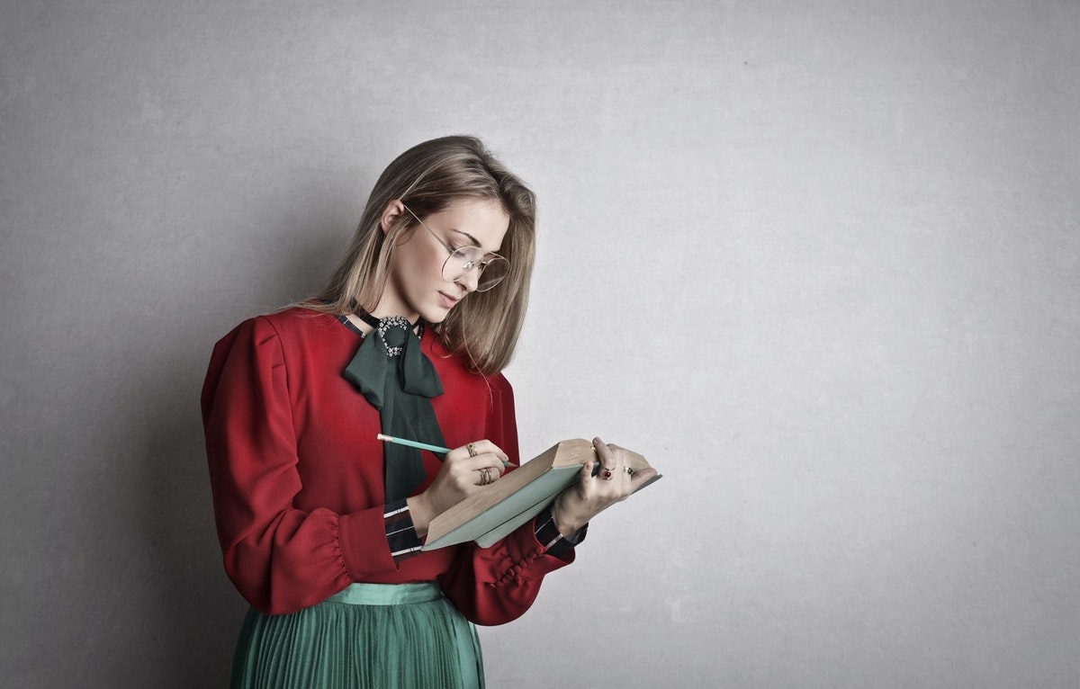 Girl Writing